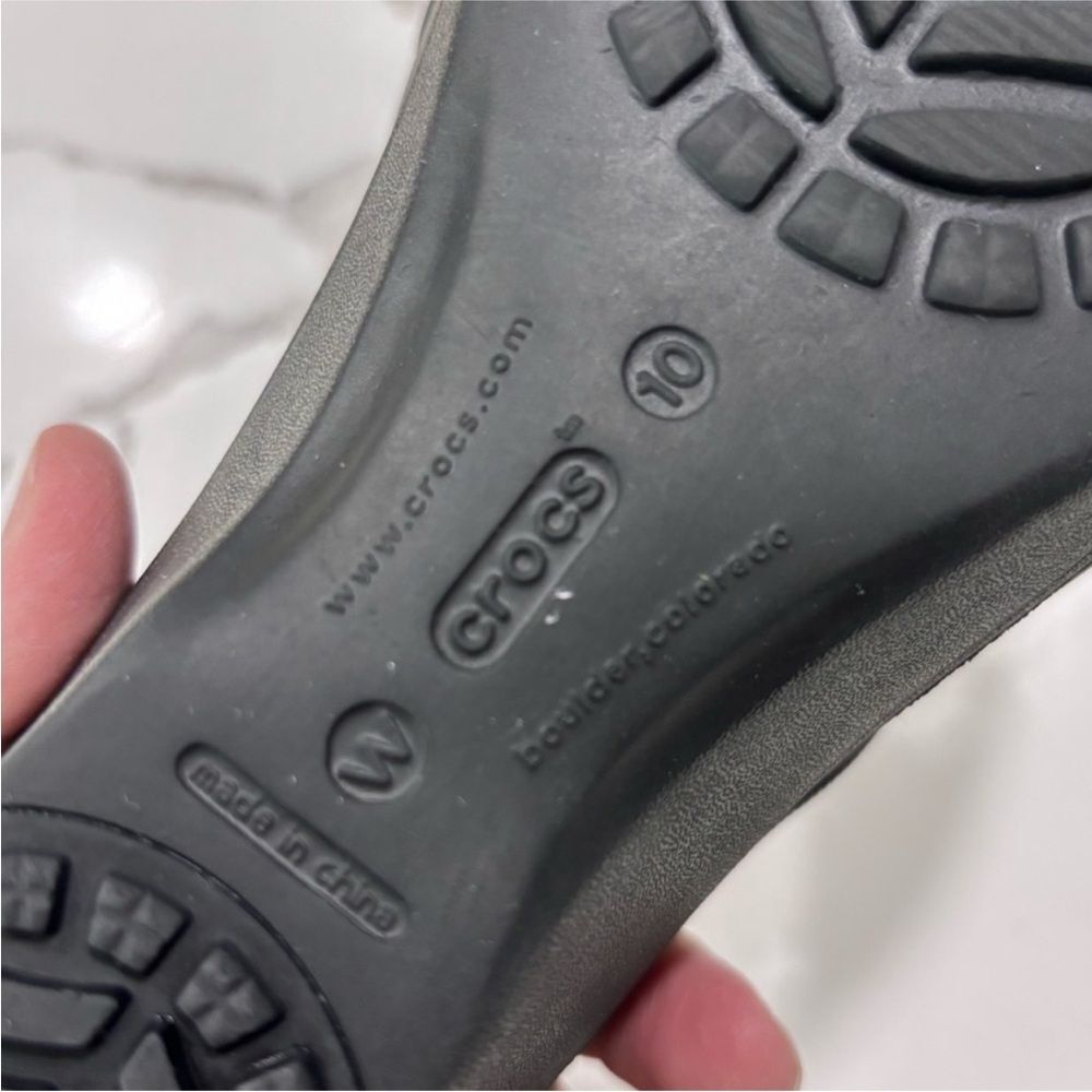 CROCS Black Women's Mules & Clogs - Picture 4 of 9